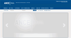 Desktop Screenshot of ancepavia.it